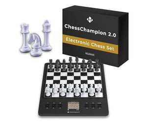 MILLENNIUM M808 ChessChampion 2.0- Your smart chess trainer with tips, move suggestions & mini-games - perfect for beginners