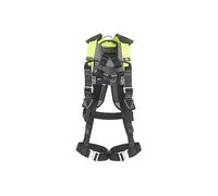 Miller H500 Full Body Construction Harness QF1 Model, Auto Quick-Release Leg Buckles, Back D-Ring, 2 Front Web Loops, Embedded RFID Tag, Rated 140 kg, Size 3, 1036122