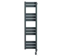 Miller Incorner Digital Thermostatic Electric Heated Towel Rail | Anthracite | Mild Steel | 1200mm x 300mm