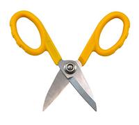 Miller KS-1 Yellow Fiber Optic Kevlar Scissors, Easily Portable Utility Scissors for Working Technicians, Electricians, and Installers, Heavy-Duty Cable Cutters, 5.5 Inches