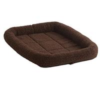Miller Manufacturing Pet Lodge Fleece Dog Bed Soft Washable Chocolate Small 23 inch