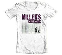 Millers Crossing T Shirt Retro 90s Movie Indie Film 100% Cotton Graphic tee White