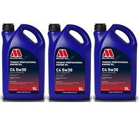 Millers Oil Trident 5W30 C4 Fully Synthetic Engine Oil, 15 Litres