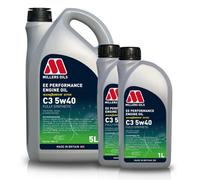 Millers Oils 5W40 Fully Synthetic Engine Oil Millers Ee Performance 5W 40 C3 7L
