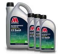 Millers Oils 5W40 Fully Synthetic Engine Oil Millers Ee Performance 5W 40 C3 8L