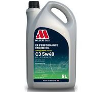 Millers EE Performance C3 5W-40 5 Litre Fully Syn Engine Oil + 5L SCREENWASH TAB