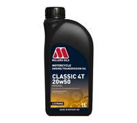 Millers Oils Classic 4T 20W-50 Mineral Motorcycle Engine Oil Api Sg, Sf, Se 1L