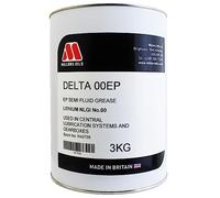 Millers Oils Delta 00EP Semi Fluid Grease, Lithium NLGI No.00, 3KG