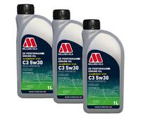Millers Oils Ee Performance C3 5W-30 5W30 Fully Synthetic Engine Oil 3X1L