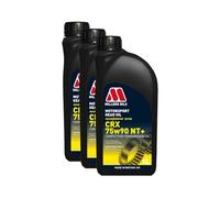 Millers Oils Motorsport CRX 75w-90 75w90 NT+ Fully Synth Gear Oil 3x1L