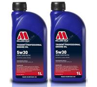 Millers Oils Trident 5w30 A3/B4 Semi Synthetic Engine Oil, 2 Litres