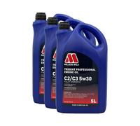 Millers Oils Trident Professional C2/c3 5W-30 5W30 Fully Syn Engine Oil 15 L