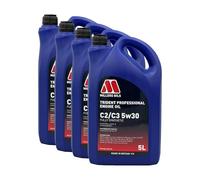Millers Oils Trident Professional C2/C3 5W-30 5W30 Fully Syn Engine Oil 20 L