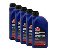 Millers Oils Trident Professional C2/C3 5W-30 5W30 Fully Syn Engine Oil 5 x 1 L