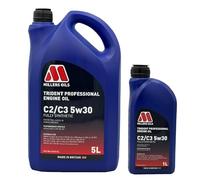 Millers Oils Trident Professional C2/C3 5W-30 5W30 Fully Syn Engine Oil 6 Litres