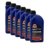 Millers Oils Trident Professional C2/c3 5W-30 5W30 Fully Syn Engine Oil 6 X 1 L