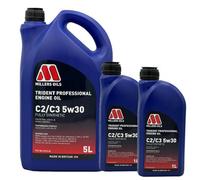 Millers Oils Trident Professional C2/c3 5W-30 5W30 Fully Syn Engine Oil 7 Litres