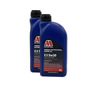 Millers Oils Trident Professional C3 5W-30 5W30 Fully Synth Engine Oil 2 Litres