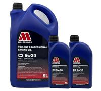 Millers Oils Trident Professional C3 5W-30 5W30 Fully Synth Engine Oil 7 Litres