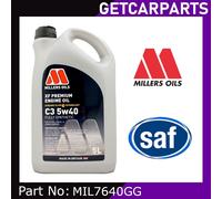 Millers Oils XF Premium C3 5W-40 5W40 Fully Synthetic Engine Oil - 5 Litres 5L