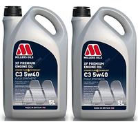 Millers Oils XF Premium 5w40 C3 SN Dexos 2 Fully Synthetic Engine Oil, 10 Litres