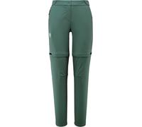 Millet - 2 in 1 hiking trousers - Ubic Stretch Zip Off Pant W Bottle for Women - Size 36 FR - Green Green