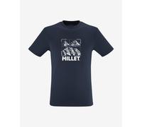 Millet Chamonix Logo Short Sleeve T-Shirt Dark Blue - XL
