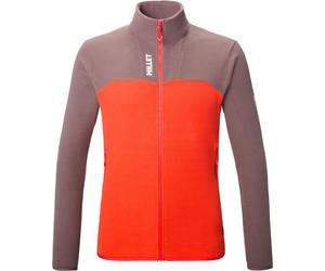 Millet - Fleece Polartec® - Ubic Lightgrid Jkt M Pepper Paprika for Men - Size S - Orange Orange S