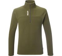 Millet Ubic Light Grid Half Zip fleece olive green - L