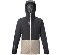 MILLET GORE-TEX Waterproof Hiking Jacket 2 Layers ePE Breathable Rain Protection - UBIC GTX 2L, Black & Beige, S