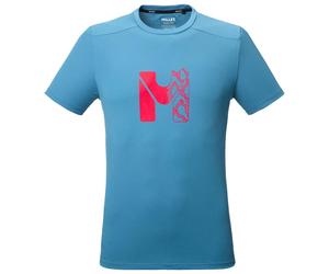Millet - Kamet Map Short Sleeve Coronet Blue - M - Hiking tee-shirt