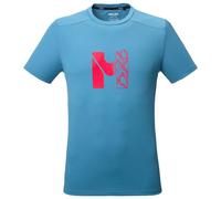 Millet - Kamet Map Short Sleeve Coronet Blue - S - Hiking tee-shirt