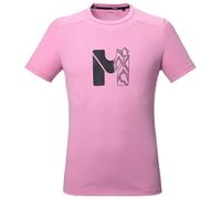 Millet - Kamet Map Short Sleeve Mauve Orchid - L - Hiking tee-shirt