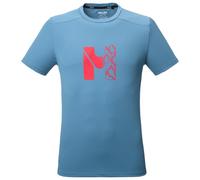 Millet - Kamet Map T-Shirt S/S - T-shirt size S, blue