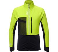 Millet - Men's ski touring jacket - Pierra Ment Jkt M Macaw Green Black for Men in Silicone - Size XL Green XL