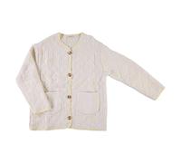 Millet Organic Cotton Quilted Jacket Yellow S