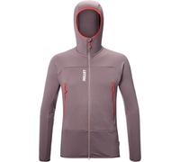 Millet - Powergrid Polartec® stretch fleece with zip - Fusion Grid Hoodie M Pepper for Men - Size M - Brown Brown M