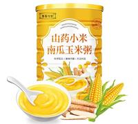 Millet Pumpkin Corn Porridge,小米南瓜玉米粥 中国特色零食小吃 速食冲泡玉米糊 Healthy Nutritious Corn Soup,Meal Substitute Powder,Breakfast Porridge,Convenient Grains and Cereals,Instant Boiled Replacement Porridge (1 can)