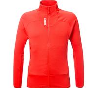 Millet - Stretch, breathable fleece - Kamet Grid Jkt M Paprika for Men - Size L - Orange Orange L