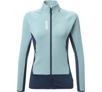 Millet - Stretch, breathable fleece - Kamet Grid Jkt W Aquatic Saphir for Women - Size S - Blue Blue S