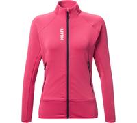 Millet - Stretch, breathable fleece - Kamet Grid Jkt W Holly Berry for Women in Recycled Polyester - Size M - Burgundy Burgundy M