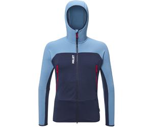 Millet - Stretch fleece jacket with zip Polartec® - Fusion Grid Hoodie M Coronet Blue Saphir for Men - Size S Blue S