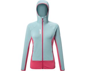 Millet - Stretchy, breathable fleece - Kamet Grid HD W Aquatic Holly Berry for Women in Recycled Polyester - Size M - Blue Blue M