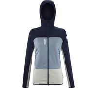 Millet - Technical fleece in Polartec® - Fusion Grid Hoodie W Foggy Dew Saphir for Women - Size M - White White M