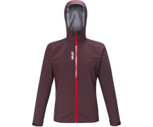 Millet - Waterproof hiking jacket - Men's - Seneca 3L Jkt M - Seneca 3L Jkt M Fudge for Men in Recycled Polyester - Size S - Burgundy Burgundy S