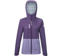 MILLET Women's Hiking Jacket Waterproof Breathable 10K (FR/ES, Alpha/Letters, S, Regular Size, Purple, 10K)