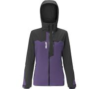 Millet - Women's ski jacket in PrimaLoft® - Grands Montets Pro Jkt W Purple Velvet Black for Women - Size L Purple L