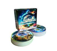Milliana Riche Time Oracle Cards, 100 Oracles for Fortune-Telling; Positive Affirmations for Stress Relief, Inspirational Messages, Icebreaker, Fun Party Games.