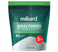 Milliard Borax Laundry Booster, Pure Multi Purpose Cleaner - Detergent Powder (5 lb)