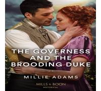 Millie Adams The Governess & The Brooding Duke Paperback Book Millie Adams Multicolor